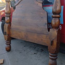 Queen Size Canon Ball Custom Wood Bed Frame