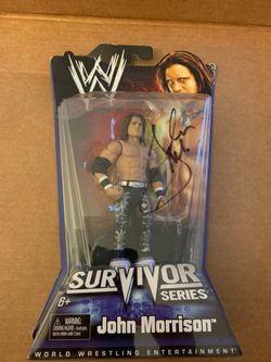 John Morrison WWE survivor series signed figure