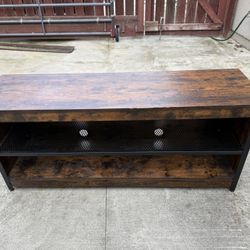 TV Stand with RGB Light and Open Storage