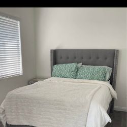 Bed Frame + Mattress + Box Spring 