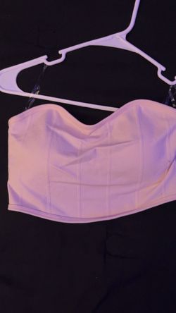 two pink tube tops!
