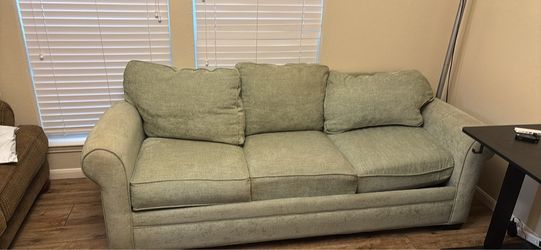 Green couch