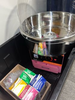 Working Cotton Candy Machine with Dome lid
