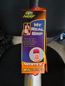 6 Vintage Nerf VORTEX Mark McGwire MAC ATTACK  POWER BASEBALL Bat New Sealed