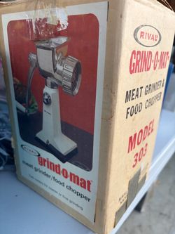 Rival Grind-O-Mat Meat Grinder Model 303