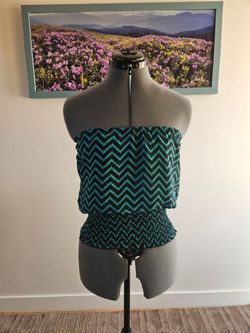Tube top blouse
