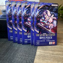OP14 - EB04 | The Azure Sea’s Seven One Piece TCG Sleeved Booster | Lot of 6