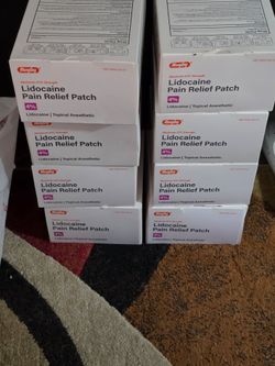 Lidocaine patches