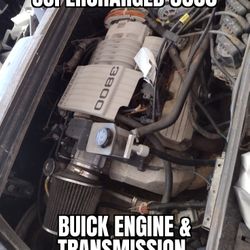 Supercharged 3800 Engine And Transmission