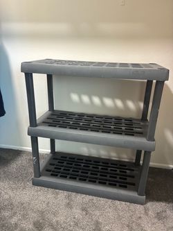 Sterilite 3-Tier Utility Shelving Unit.