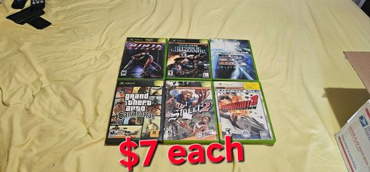 Original Xbox Games $7 each