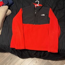 North Face Sweater And Jean Jacket 
