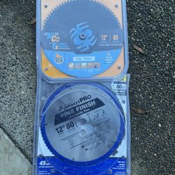 12 in. x 80-Tooth Fine Finish Circular Saw Blade 