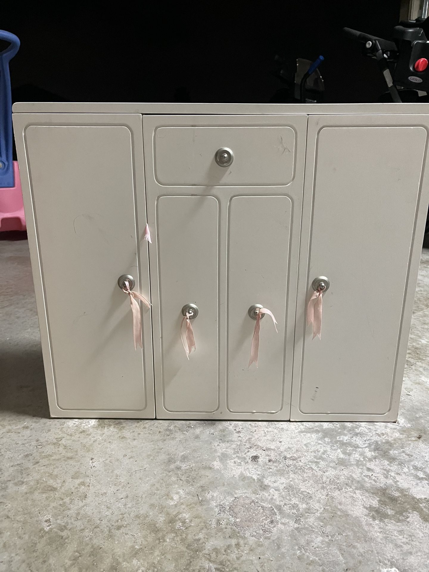 Doll Wooden Wardrobe 