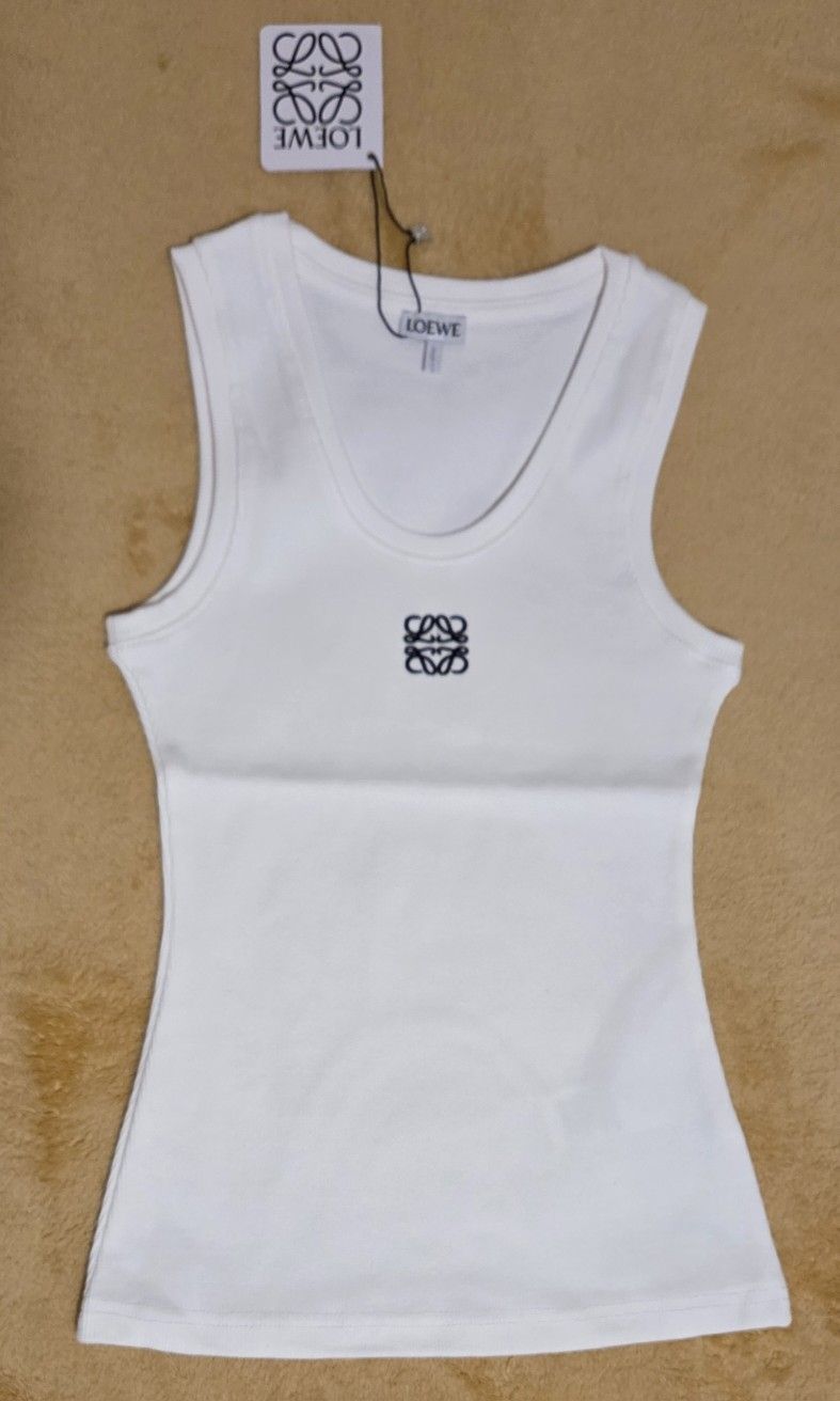 Loewe White Tank Top Womens Medium
