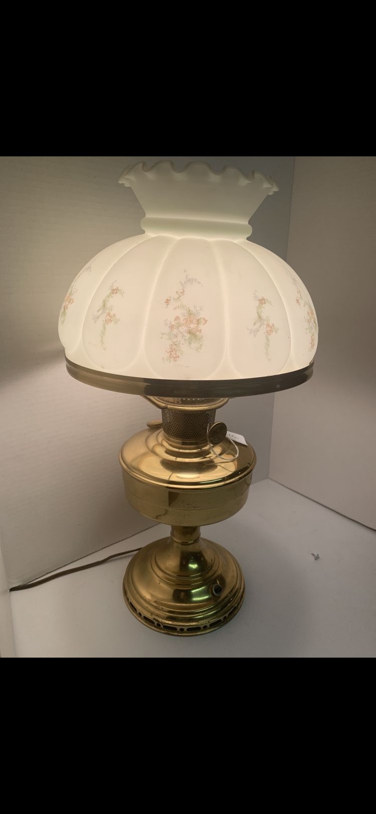 Antique Lamp With Globe