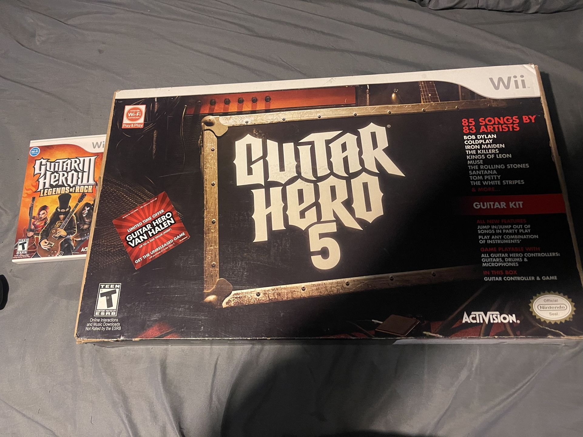 Nintendo wii or Wii U guitar hero and Rockband games I have Band hero