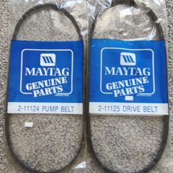 MAYTAG GENUINE PUMP and DRIVE BELTS