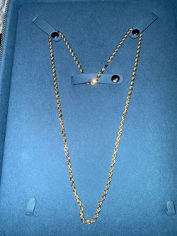14K Rope necklace