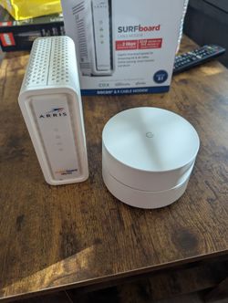 Arris Modem + Google Router
