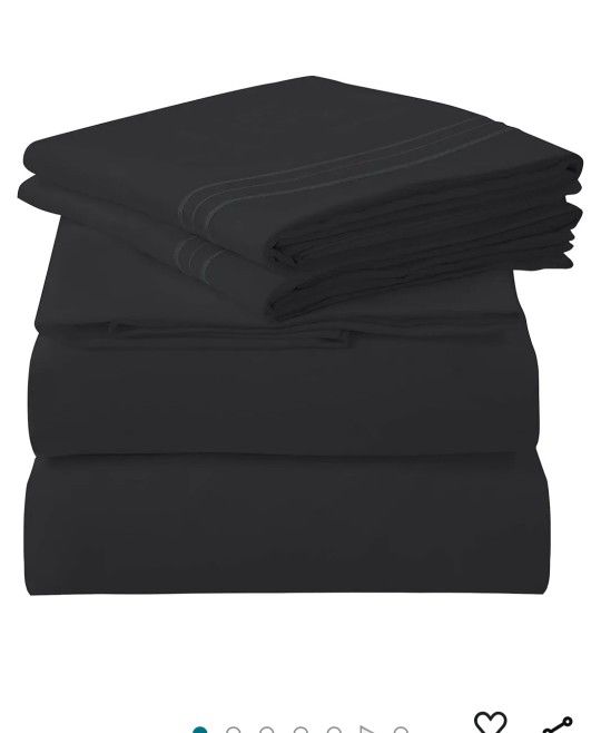Twin Sheets BLACK
