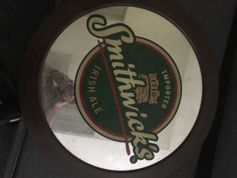 Beer mirror smith wicks collectors