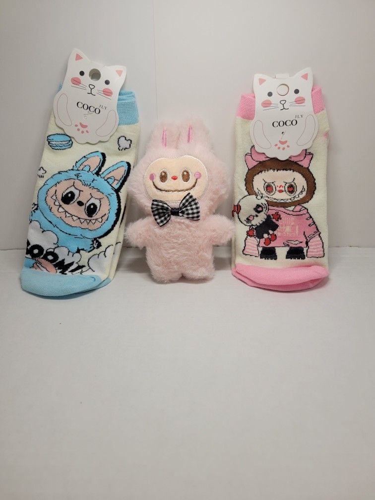 Chafufu Keychain And Kids Size Socks