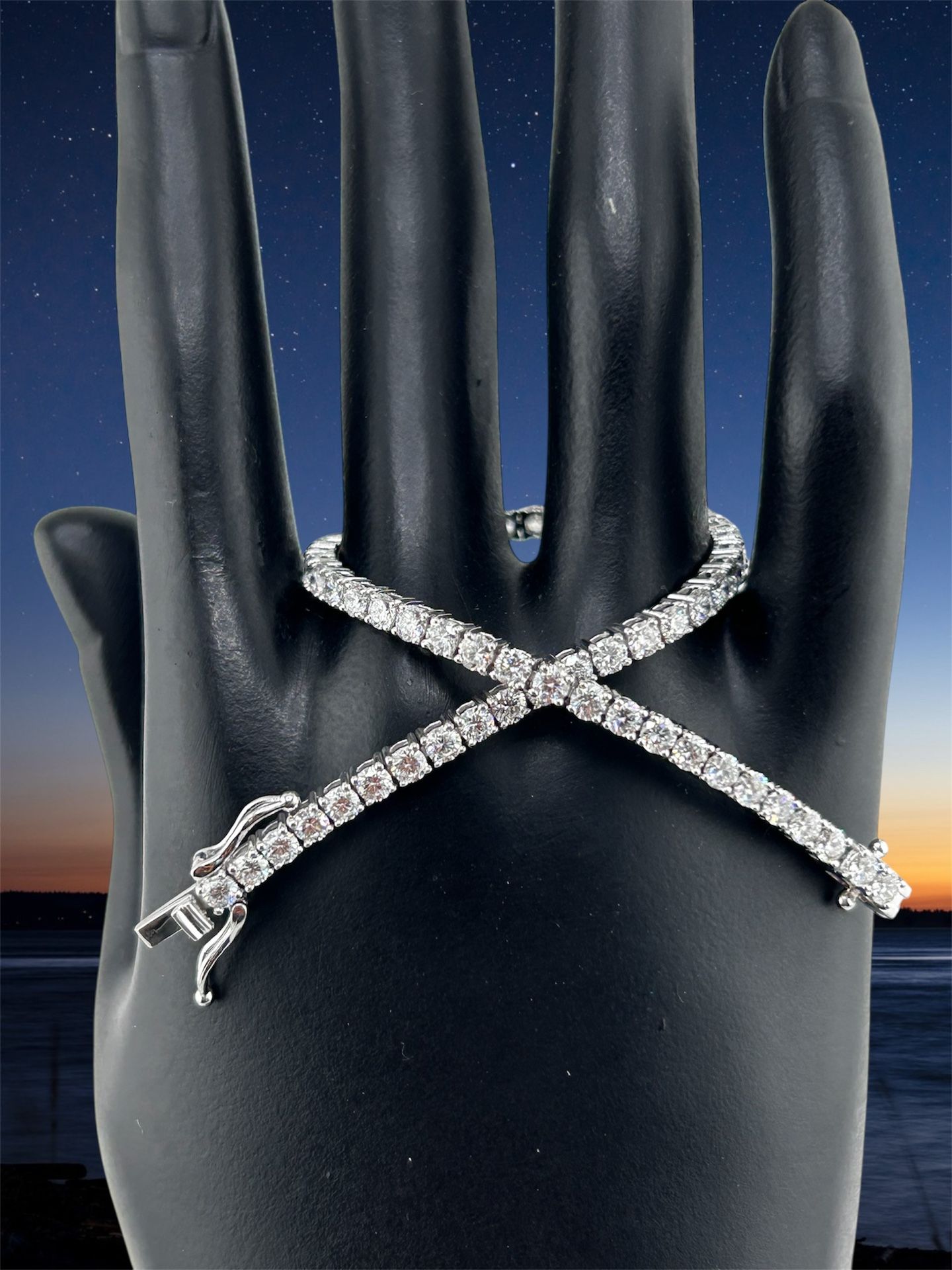 Tennis Bracelet In 14k White Gold