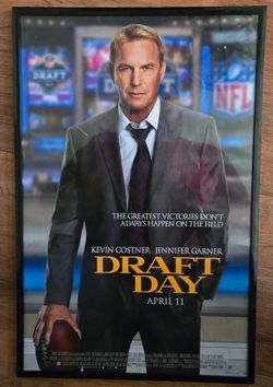 FRAMED DRAFT DAY MOVIE MINI POSTER!