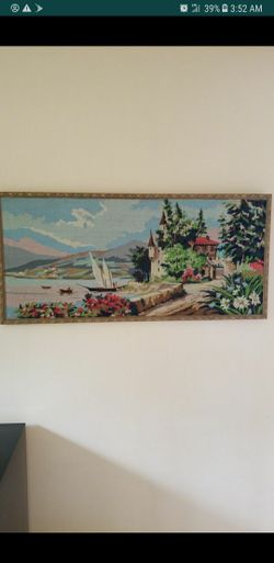 Embroidery art 42in× 22in