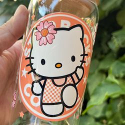 Hello Kitty Glass Cup