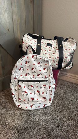 Hello Kitty Backpack and Duffle Bag Set