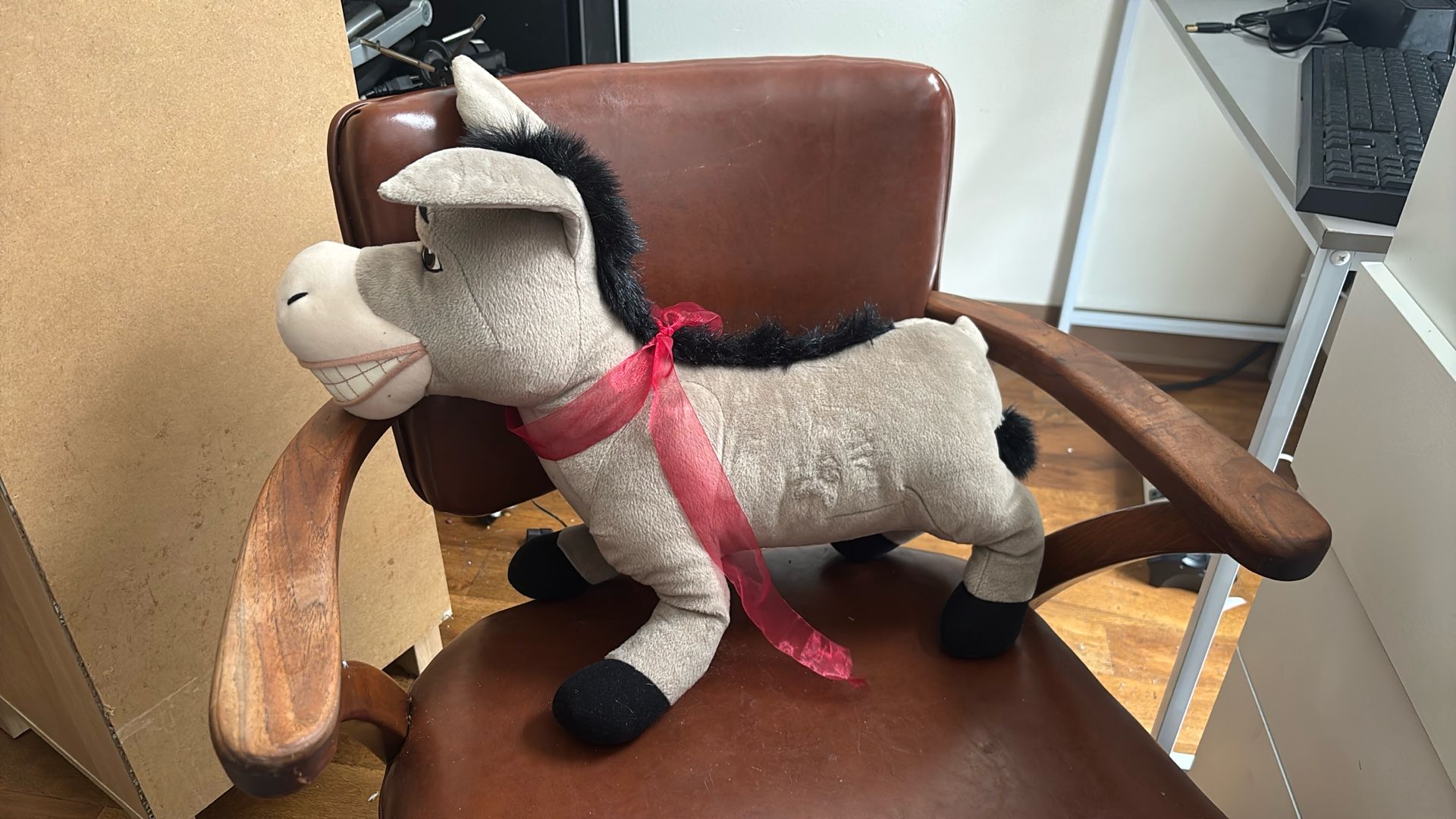 Shrek 2 Donkey Plush Toy Stuffed Animal 2004 Vintage Collectible Jumbo Large 24"
