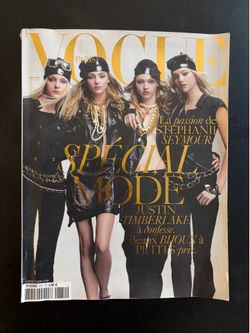 French Vogue Paris magazine September 2006- Gemma ward, Sasha pivovarova