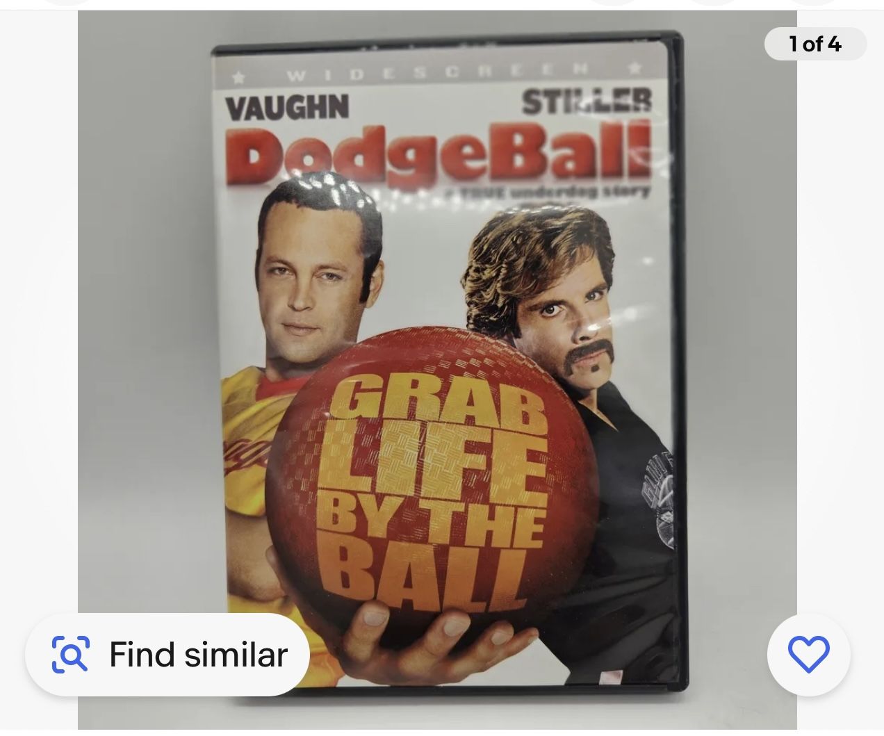 Dodgeball: A True Underdog Story (DVD, 2004) PG-13 Dodgeball: A True Underdog Story (DVD, 2004) PG-13 This DVD features the hilarious comedy film "D