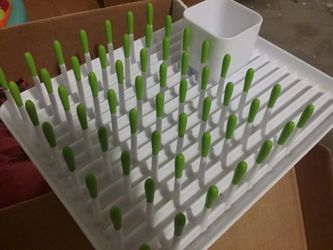 Baby bottle dryer rack