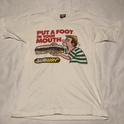 Vintage Subway 1988 TShirt Size Medium 