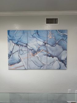 Marbled artwork