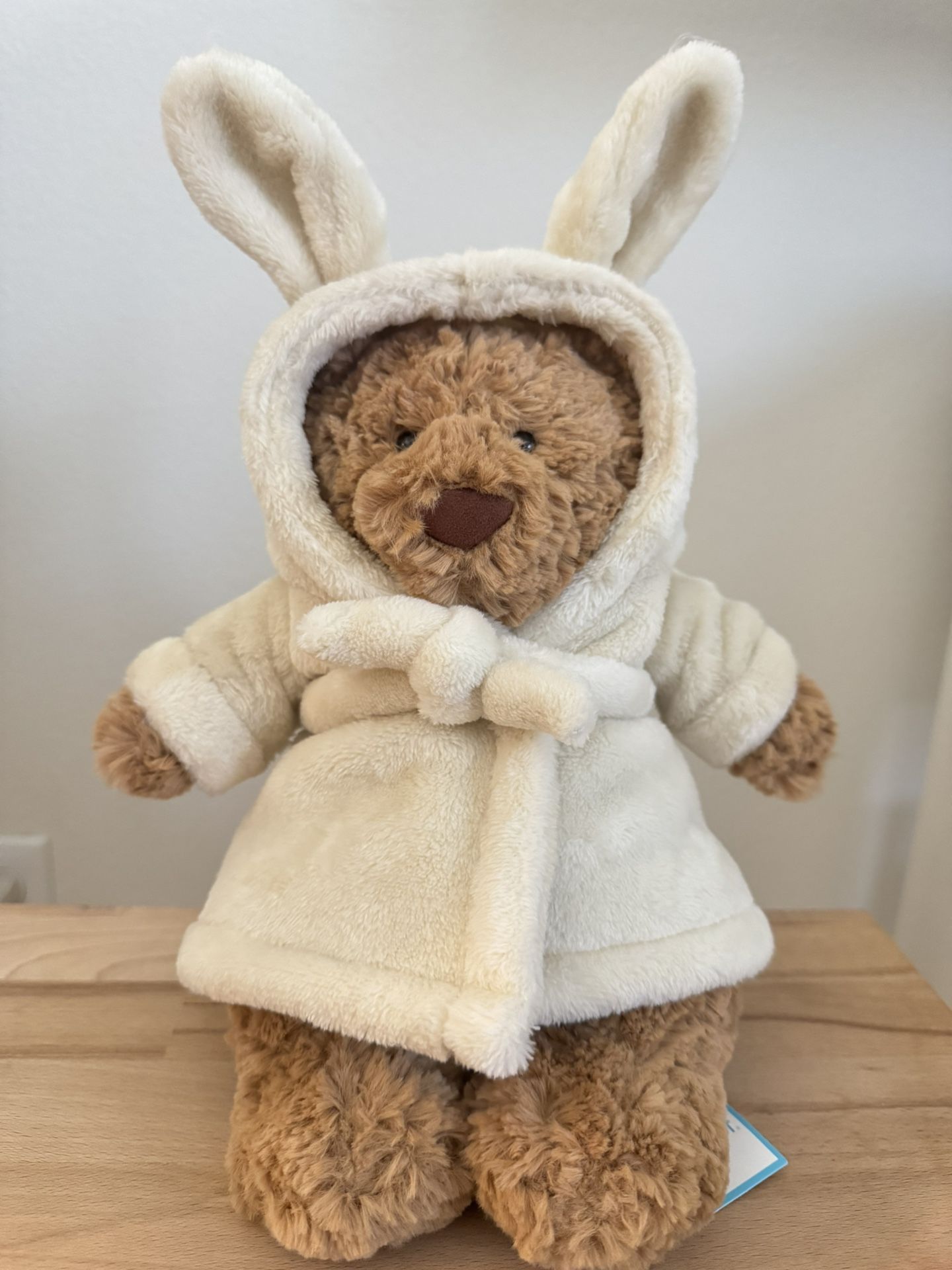 Jellycat Bathrobe Bartholomew Bear - Brand New with Tags