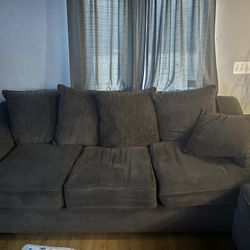 2 Piece Grey Couches 