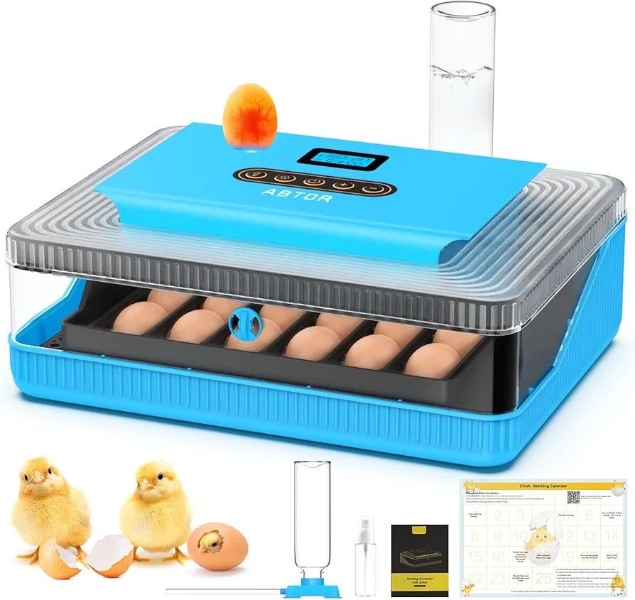 25 Egg Incubator Digital Poultry Hatcher Machine with Automatic Egg Turning