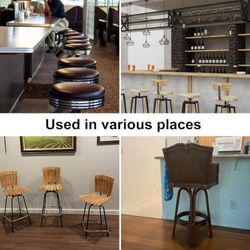 3 PCS 6.25 Inch Seat Swivel, Swivel Plate Bar Stool, Swivel Plate for Recliner Chair or Furniture