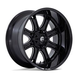 Fuel Darkstar Gloss Black Milled | Truck Fitment Wheels Rims