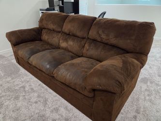 Chocolate Brown Micro Fiber Couch