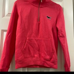 pink sweatshirt