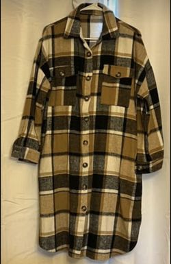 Womens Plaid Jacket 