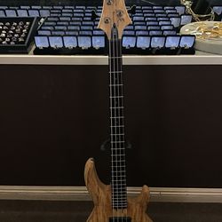 ESP LTD B-204SM SPALTED MAPLE ELECTRIC BASS GUITAR (NO CASE)
