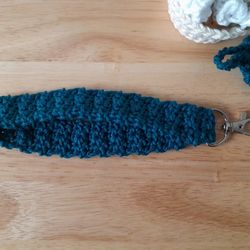 Handmade Crochet Wristlet Key Fob