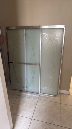 Double Sliding Framed Tub  Door 