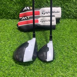 TaylorMade M1 Regular Flex 10.5 Degree Driver & 15 Degree 3 Wood 